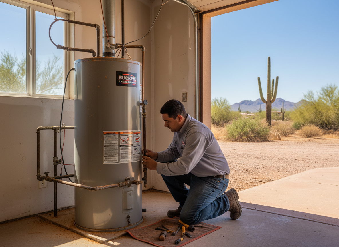 Gas Water Heater Repair in Buckeye: Common Issues in Desert Climates